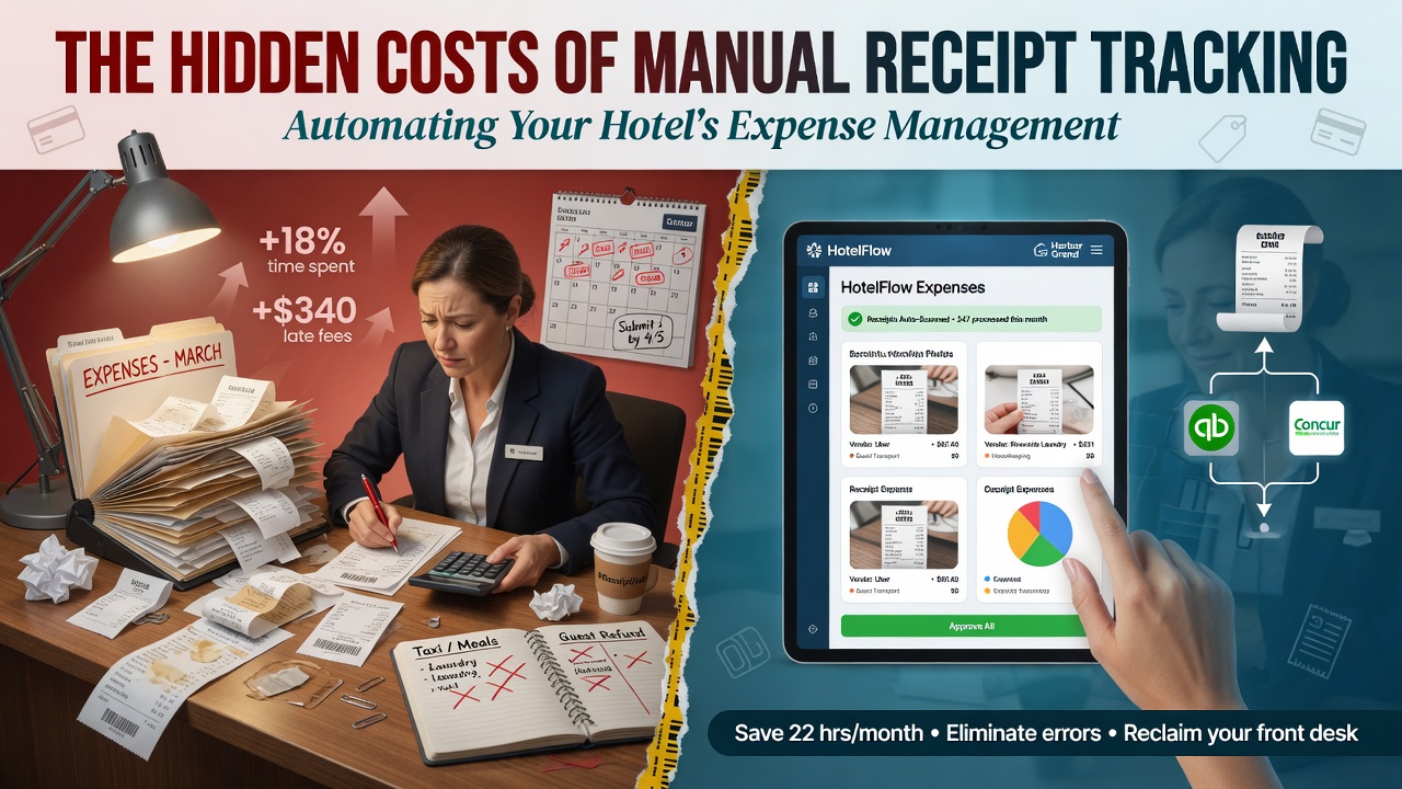 The Hidden Costs of Manual Receipt Tracking: Automating Your Hotel's Expense Management