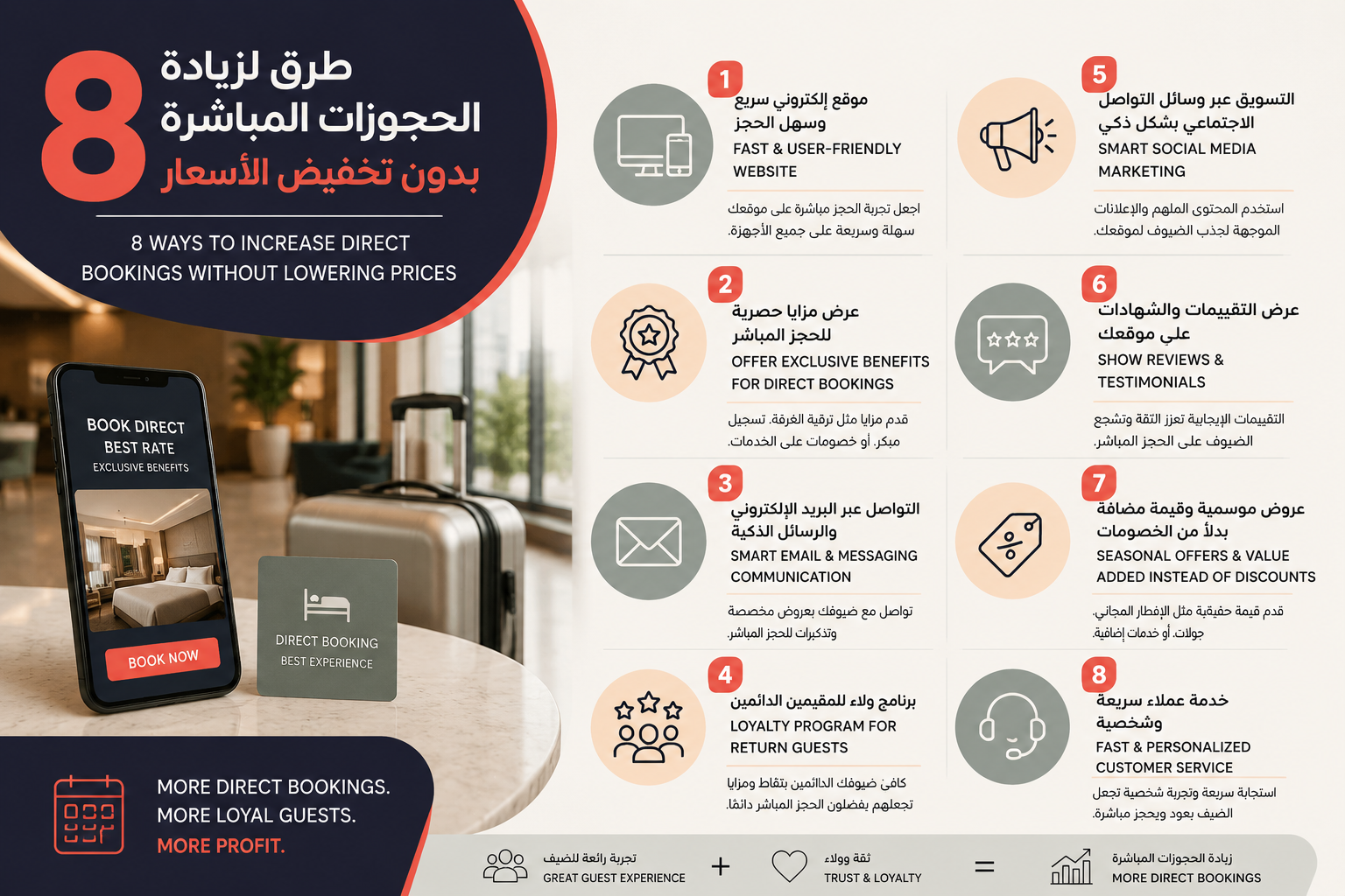8 Ways to Boost Direct Hotel Bookings Without Discounts