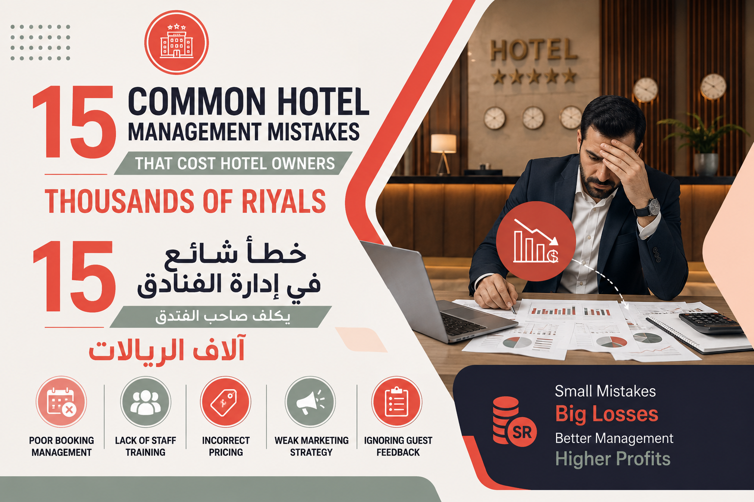 15 Hotel Management Mistakes Costing Saudi Owners Thousands