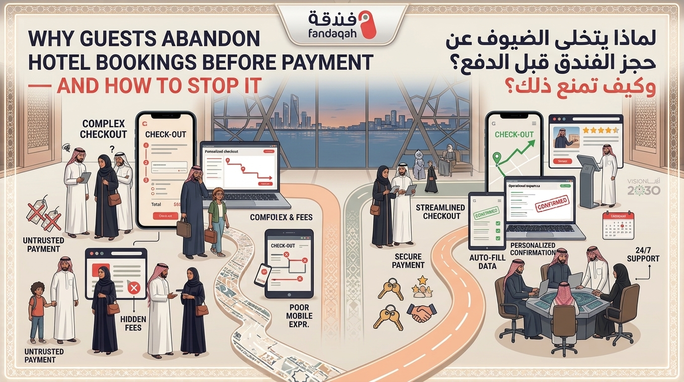Why Guests Abandon Hotel Bookings Before Payment And How to Stop It