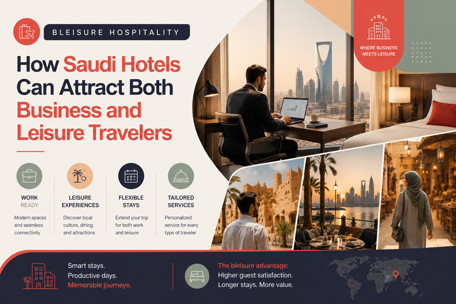 Bleisure Hospitality: How Saudi Hotels Attract Modern Travelers