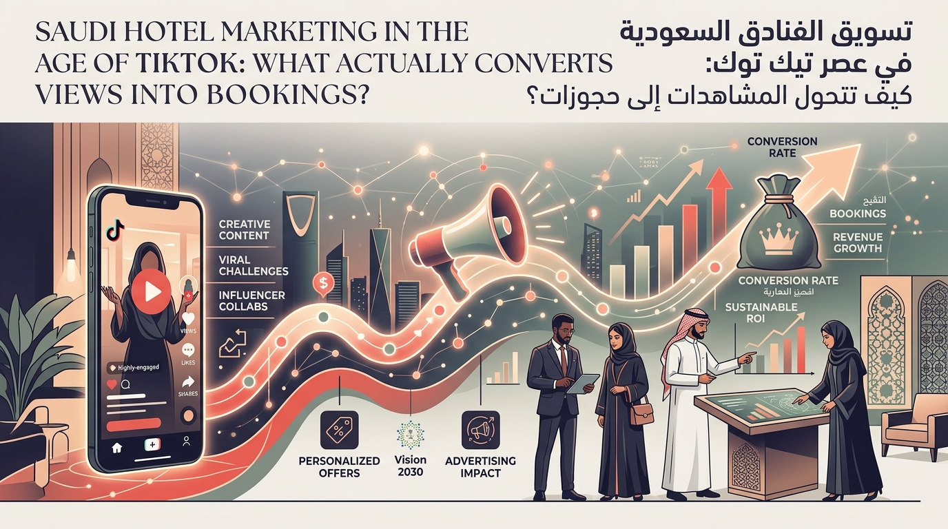 Saudi Hotel Marketing in the Age of TikTok: What Actually Converts Views Into Bookings?