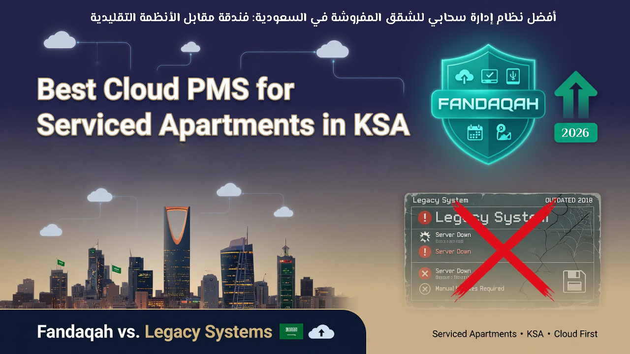 Best Cloud PMS for Serviced Apartments in KSA: Fandaqah vs. Legacy Systems