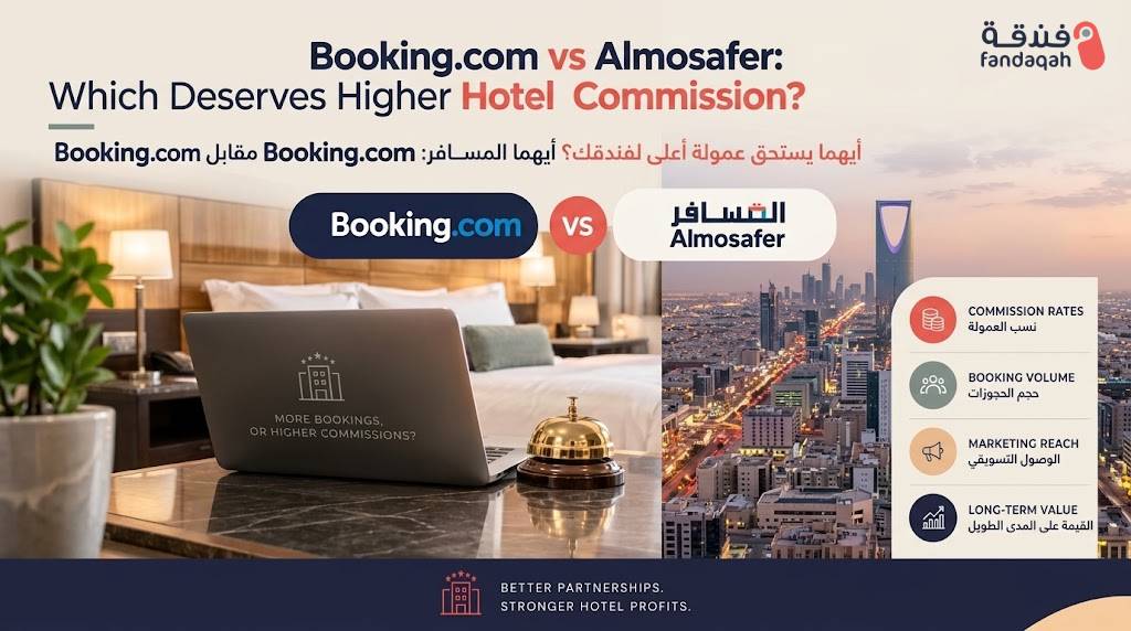 Booking.com vs Almosafer: Which Deserves Higher Hotel Commission?