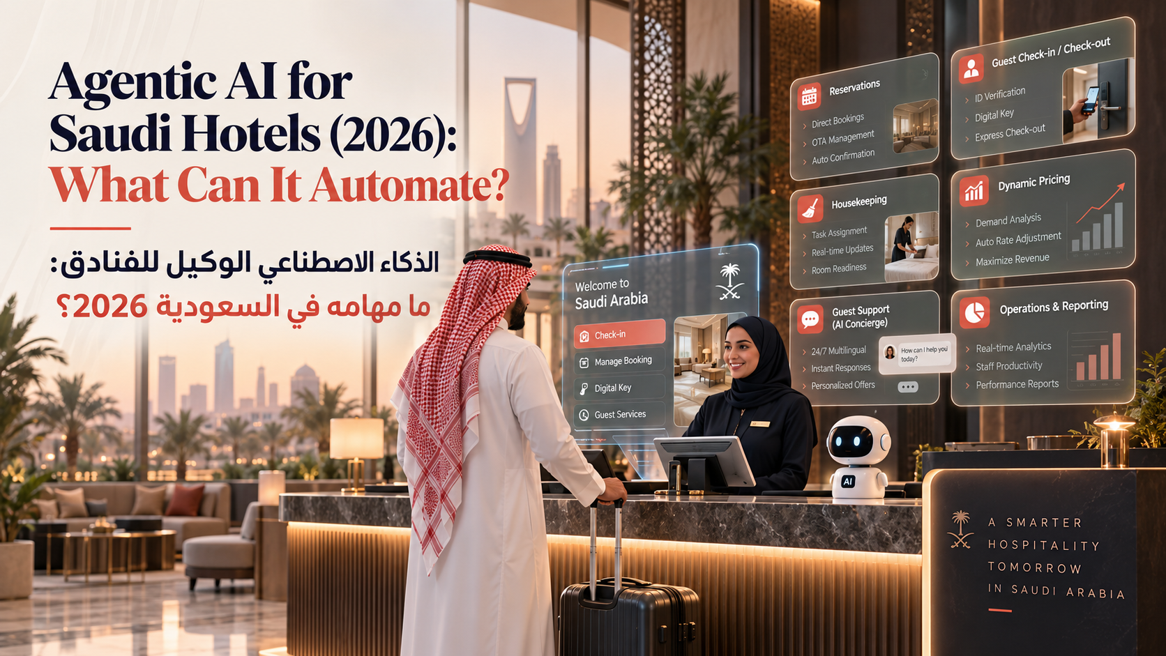 Agentic AI for Saudi Hotels (2026): What Can It Automate?