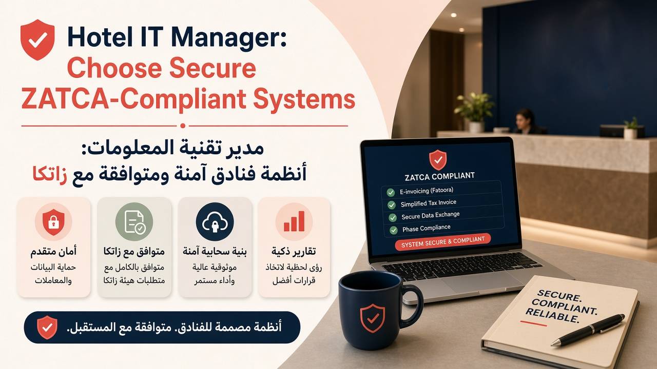 Hotel IT Manager: Choose Secure ZATCA-Compliant Systems