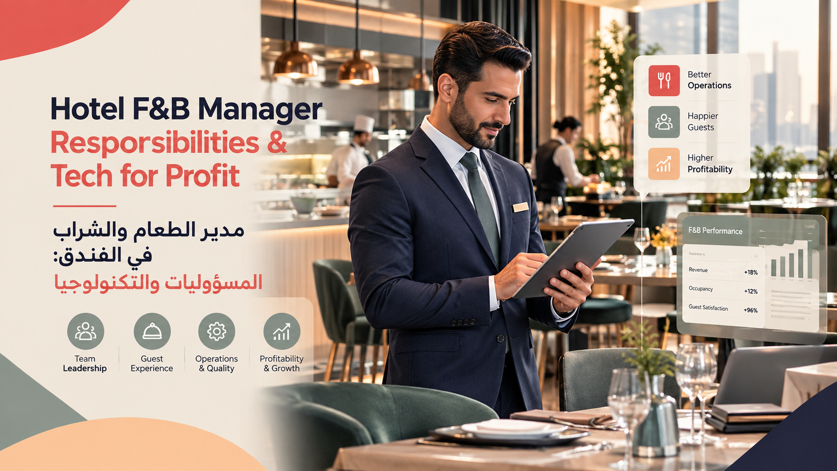 Hotel Food and Beverage Manager: Responsibilities and the Role of Technology in Improving Performance and Profitability