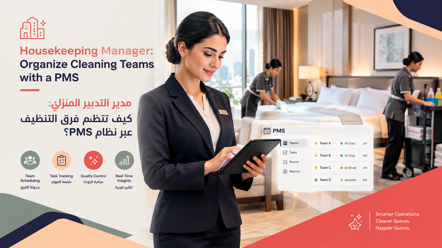 Housekeeping Manager: Organize Cleaning Teams with a PMS