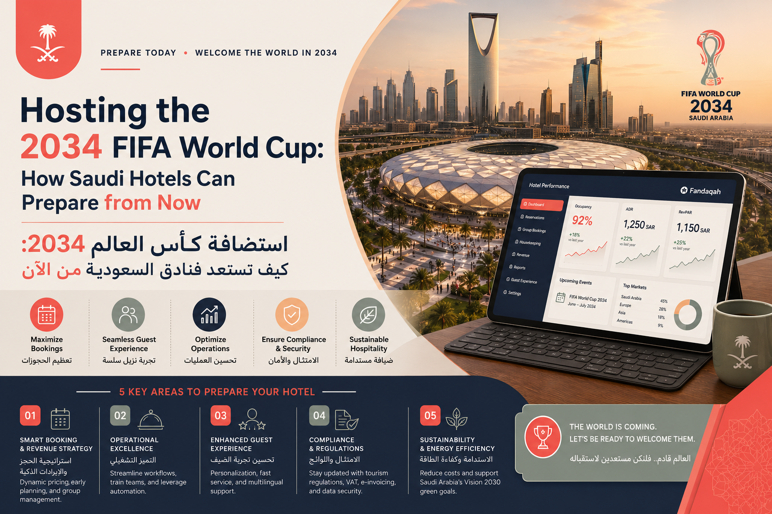 Saudi Hotels Prepare for 2034 World Cup | Vision 2030 Guide