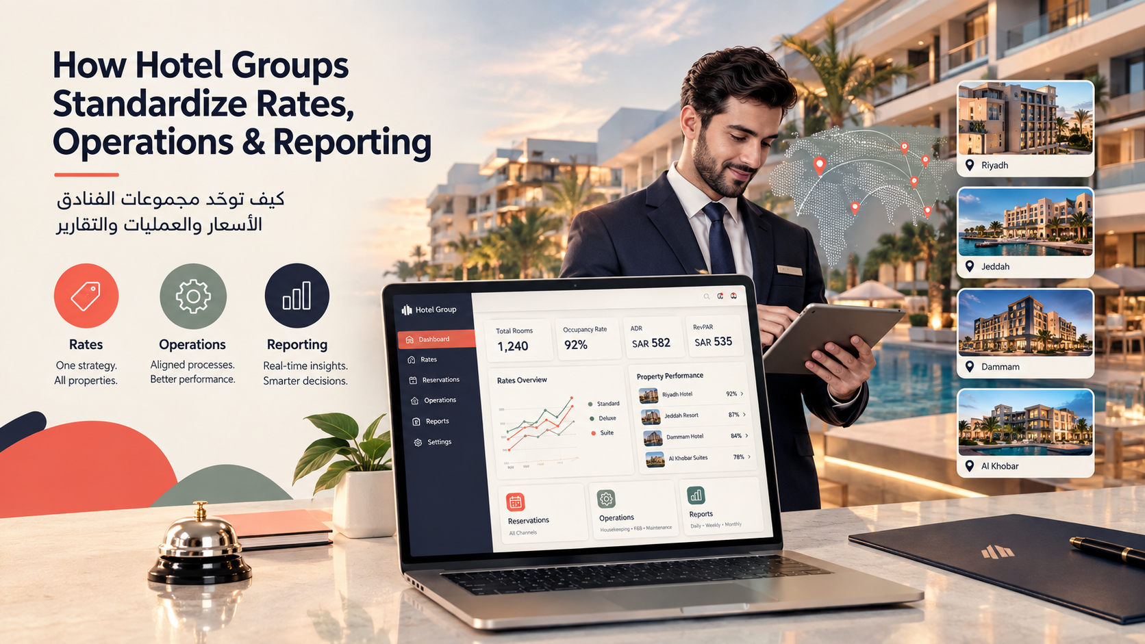 How Hotel Groups Standardize Rates, Operations & Reporting
