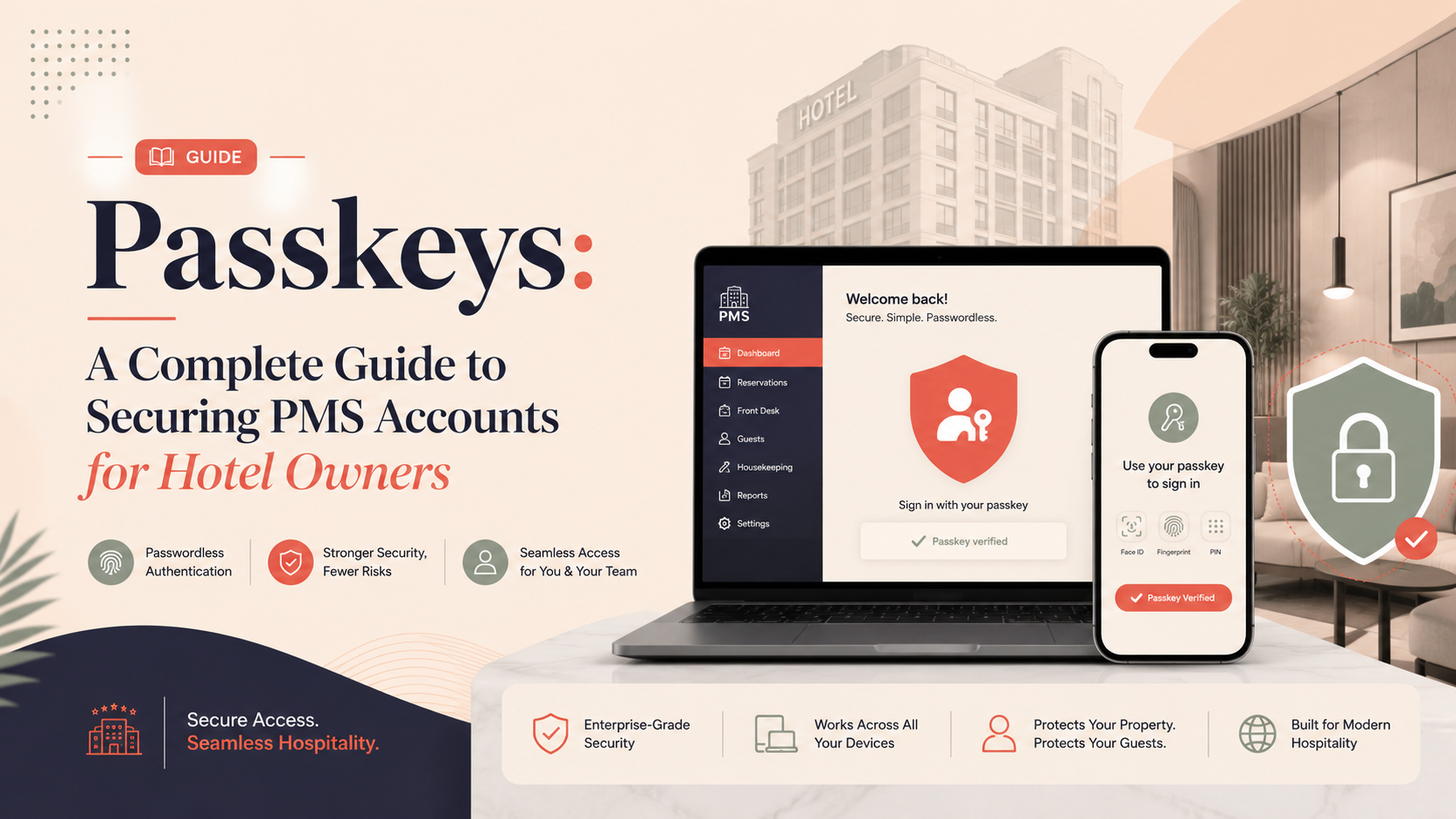 Passkeys for PMS Accounts: Hotel Security Guide