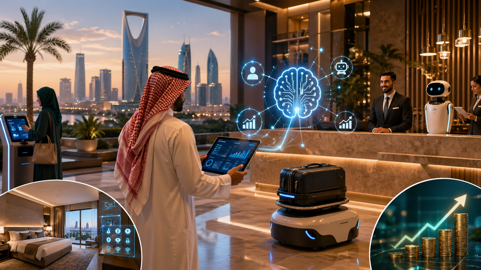 AI in Saudi Hotels: How to Start Your Smart Transformation Journey to Boost Efficiency & Revenue