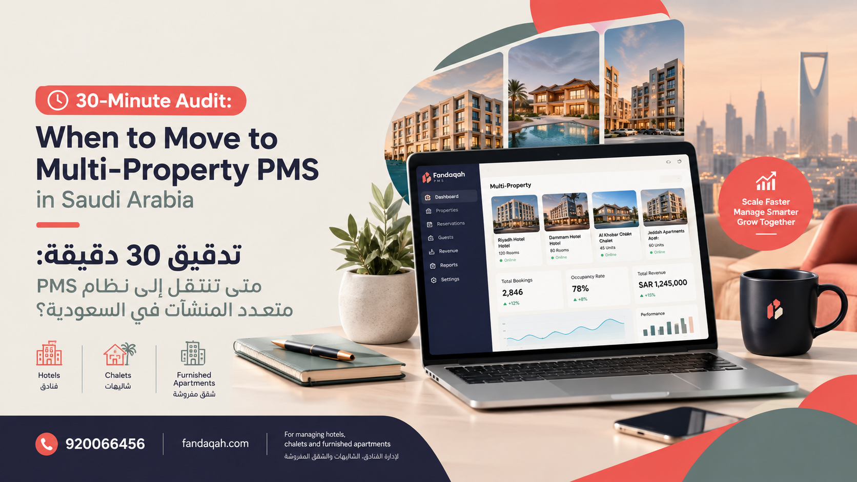 30-Minute Audit: When to Move to Multi-Property PMS in Saudi Arabia
