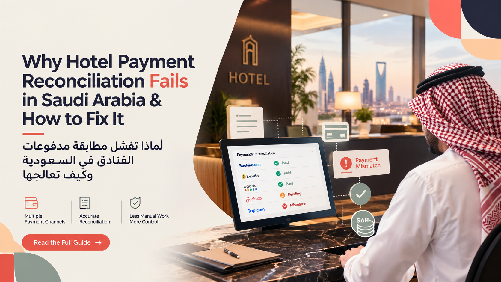 Why Hotel Payment Reconciliation Fails in Saudi Arabia & How to Fix It