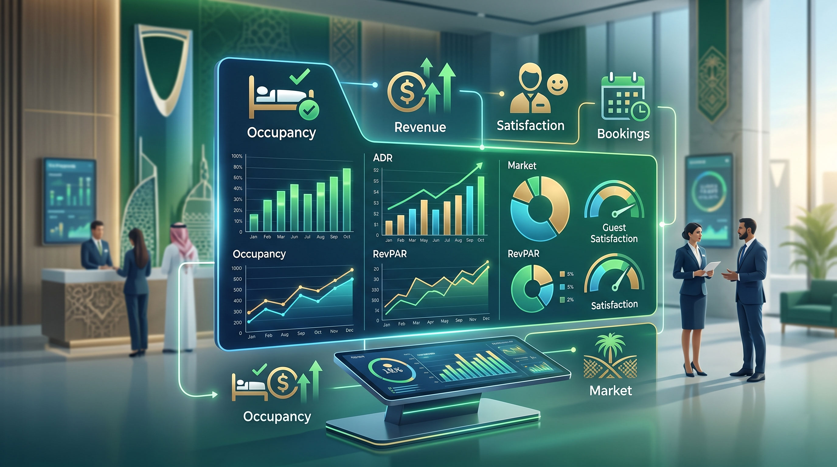 Hotel Business Intelligence Dashboard in Saudi Arabia: KPIs Every Owner Should Track Daily
