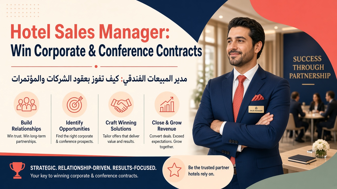 Hotel Sales Manager: Win Corporate & Conference Contracts